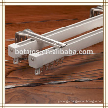 fix on ceiling or wall sliding aluminium accessories for curtain track